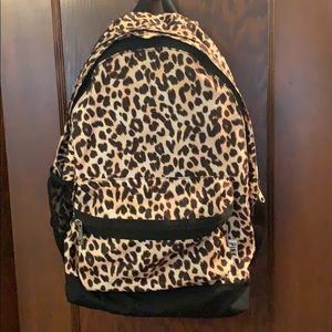 PINK Leopard Print “Campus” Backpack! Mint Cond
